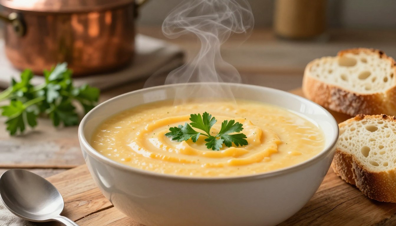Hearty Cheddar Soup: Comfort in a Bowl